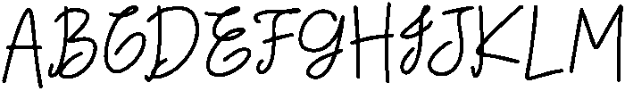 Marine Regular otf (400) Font UPPERCASE