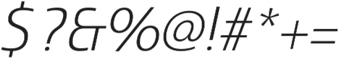 Marintas Light Italic otf (300) Font OTHER CHARS