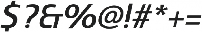 Marintas Medium Italic otf (500) Font OTHER CHARS