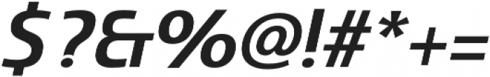 Marintas SemiBold Italic otf (600) Font OTHER CHARS