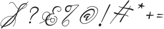 Mariosa Italic otf (400) Font OTHER CHARS