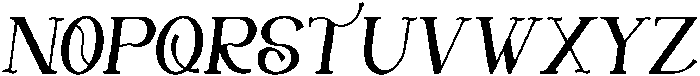 Marise Slant otf (400) Font UPPERCASE