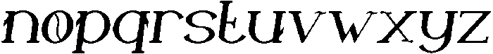 Marise Slant otf (400) Font LOWERCASE