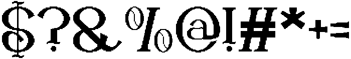 Marise otf (400) Font OTHER CHARS