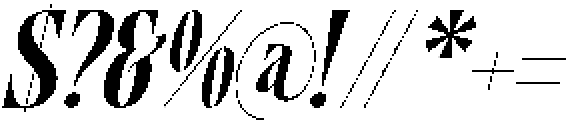 Maristores Italic otf (400) Font OTHER CHARS