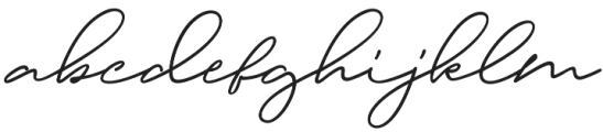 Mark Rasford Signature otf (400) Font LOWERCASE