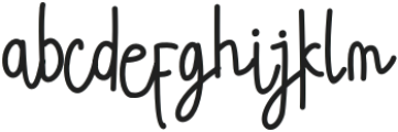 Marker Christmas Regular otf (400) Font LOWERCASE