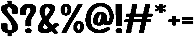 Marker Regular otf (400) Font OTHER CHARS