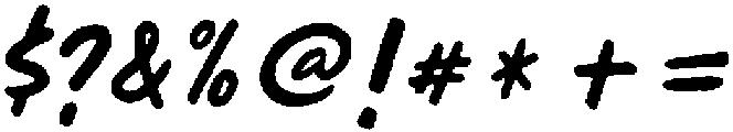 Marker Savage Regular otf (400) Font OTHER CHARS