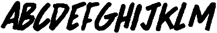 Marker Savage Regular otf (400) Font UPPERCASE