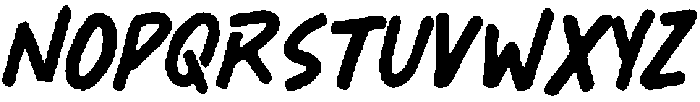 Marker Savage Regular otf (400) Font UPPERCASE