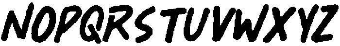 Marker Savage Regular otf (400) Font LOWERCASE
