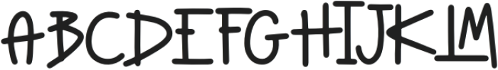 Marker Street otf (400) Font UPPERCASE