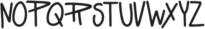 Marker Street otf (400) Font UPPERCASE