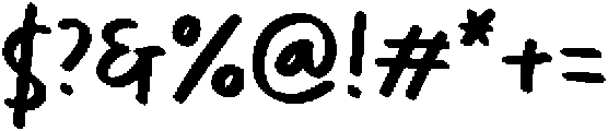 Markerism Regular otf (400) Font OTHER CHARS