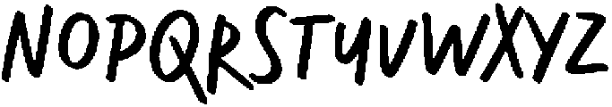 Markerism Regular otf (400) Font LOWERCASE