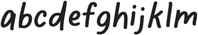 Markerist Regular otf (400) Font LOWERCASE