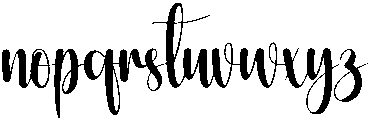 Markers Regular otf (400) Font LOWERCASE