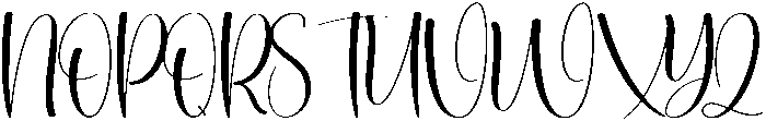 Market Regular otf (400) Font UPPERCASE