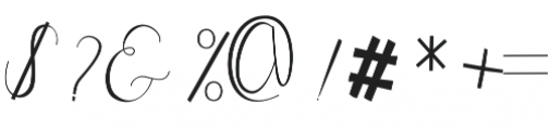 Markisha otf (400) Font OTHER CHARS