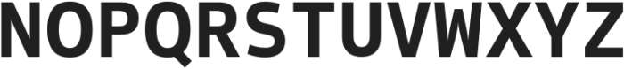 MarklMono-Bold otf (700) Font UPPERCASE