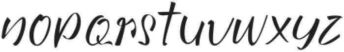 Marlety Regular otf (400) Font LOWERCASE