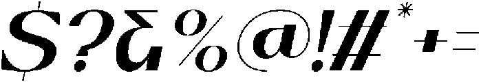 Marlica Italic otf (400) Font OTHER CHARS