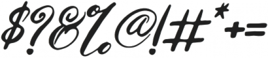 Marlina Italic otf (400) Font OTHER CHARS
