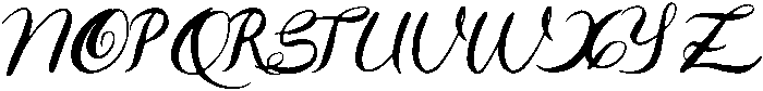 Marlina otf (400) Font UPPERCASE