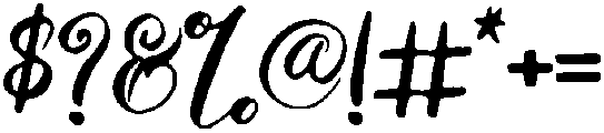 Marlina otf (400) Font OTHER CHARS