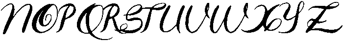 Marlina otf (400) Font UPPERCASE