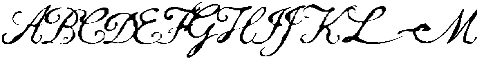 MarloweHouse InkScript otf (400) Font UPPERCASE