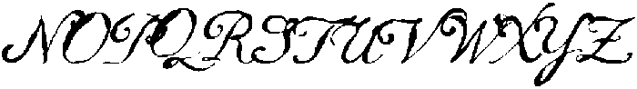 MarloweHouse InkScript otf (400) Font UPPERCASE