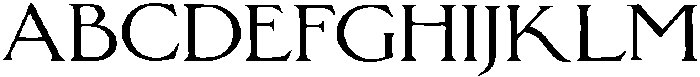 MarloweHouse Regular otf (400) Font UPPERCASE