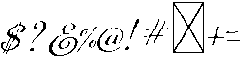 MarloweHouse Script otf (400) Font OTHER CHARS