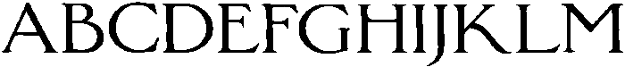MarloweHouse Semibold otf (600) Font UPPERCASE