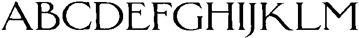 MarloweHouse Wide otf (400) Font UPPERCASE