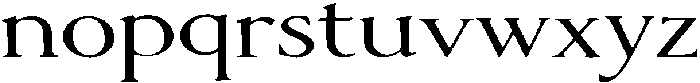 MarloweHouse Wide otf (400) Font LOWERCASE