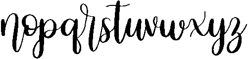 Marmalade otf (400) Font LOWERCASE