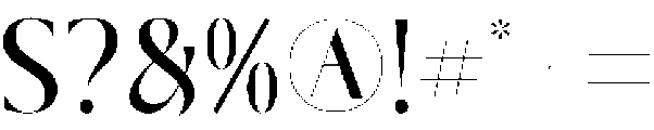 Marogis otf (400) Font OTHER CHARS