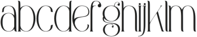 Marons and Glance Regular otf (400) Font LOWERCASE