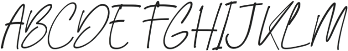 Marqaleetta Italic otf (400) Font UPPERCASE