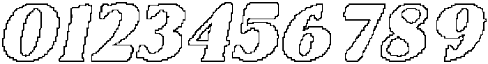 Marques Rounded Pixel Outline otf (400) Font OTHER CHARS