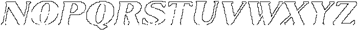 Marques Rounded Pixel Outline otf (400) Font UPPERCASE