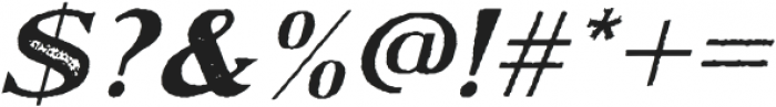 Marques Stamp Italic otf (400) Font OTHER CHARS
