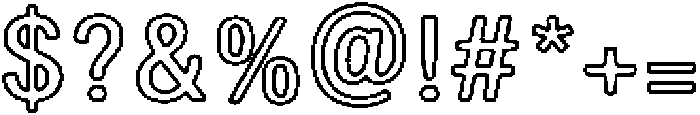 Marquise Outline otf (400) Font OTHER CHARS
