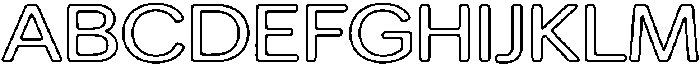 Marquise Outline otf (400) Font UPPERCASE