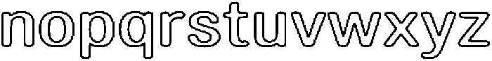 Marquise Outline otf (400) Font LOWERCASE