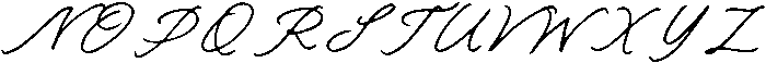 Marseille Noir Script otf (400) Font UPPERCASE