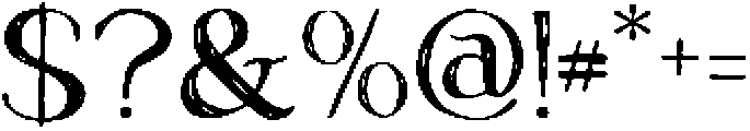Marseille Noir Serif otf (400) Font OTHER CHARS